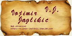 Vojimir Jaglikić vizit kartica